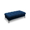 BANK Mamaia aus Samt königsblau 2 Sitzplätze - Blau, Textil (133/41/62cm) - Micadoni