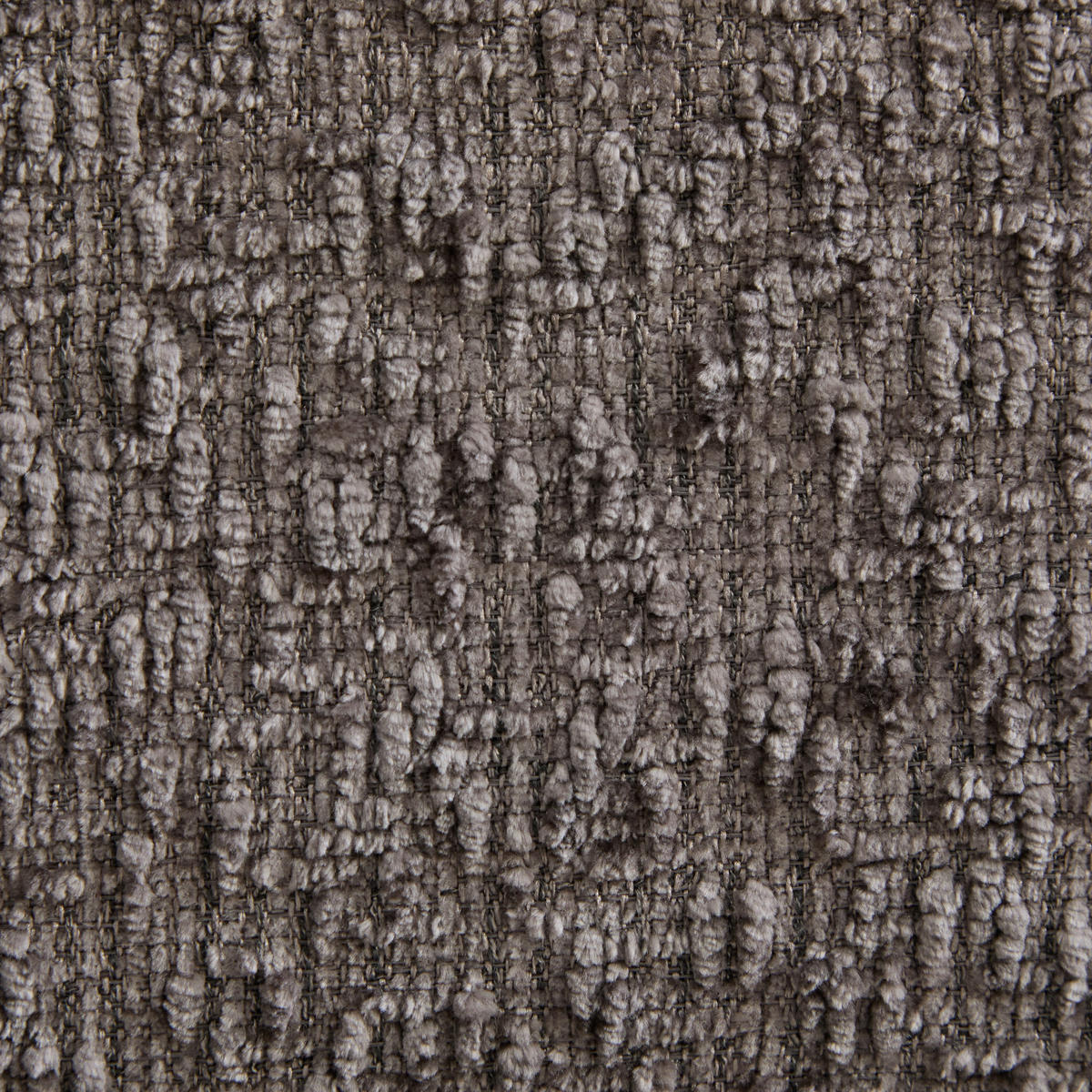 ECKSOFA Chenille Dunkelgrau mit Getränkehaltern und Seitentaschen - Dunkelgrau, Textil (261/164cm) - WISHDOR