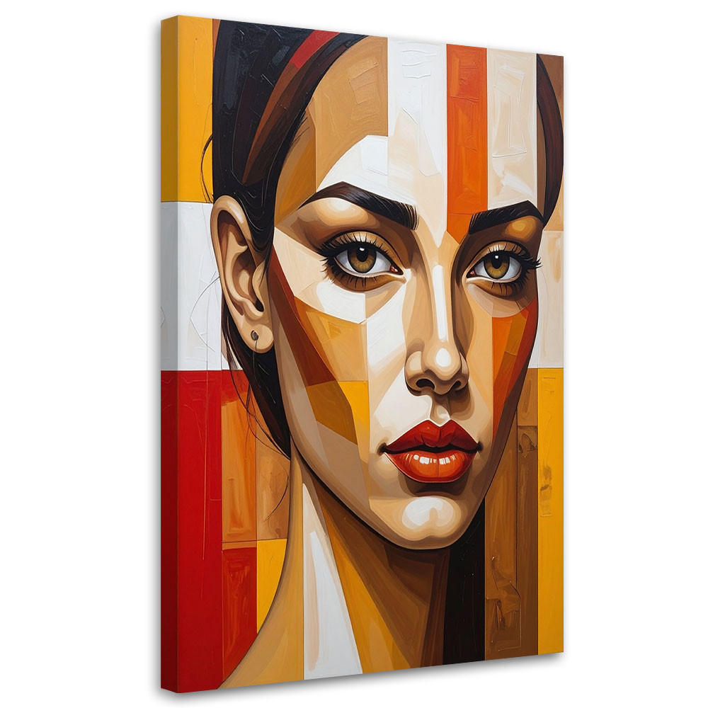 Feeby Leinwandbild Mehrfarbig 60x90 cm