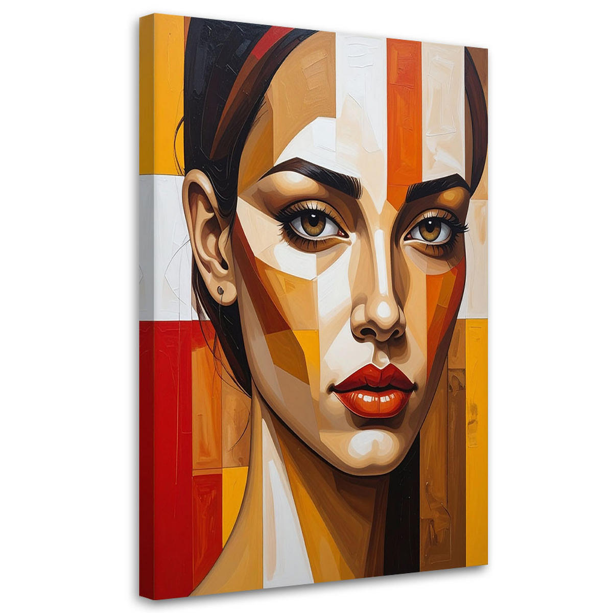 LEINWANDBILD Menschen & Charaktere 80x120cm - Multicolor, Textil (80/120cm) - Feeby