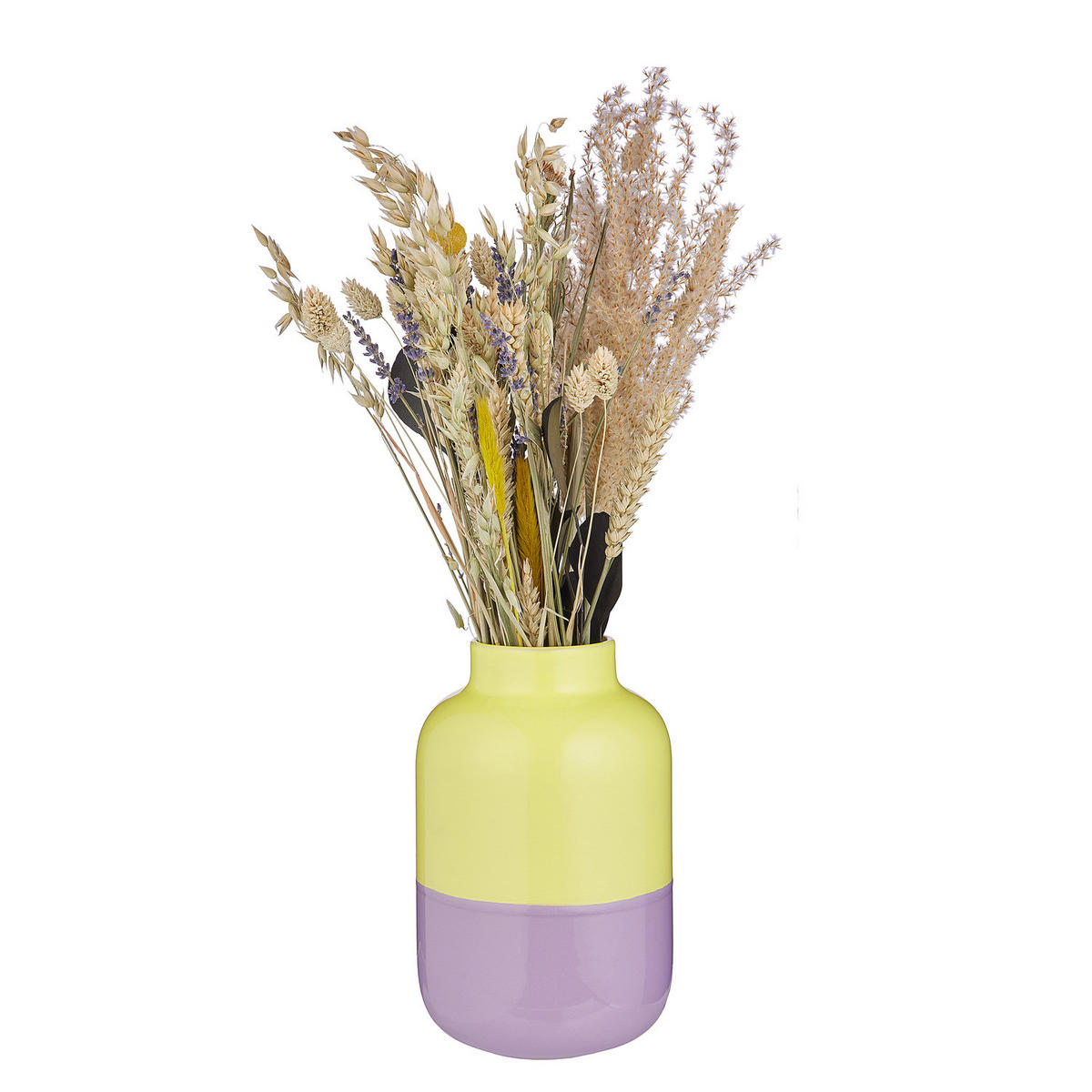 VASE Two Tone - Gelb, Keramik (22cm) - Butlers