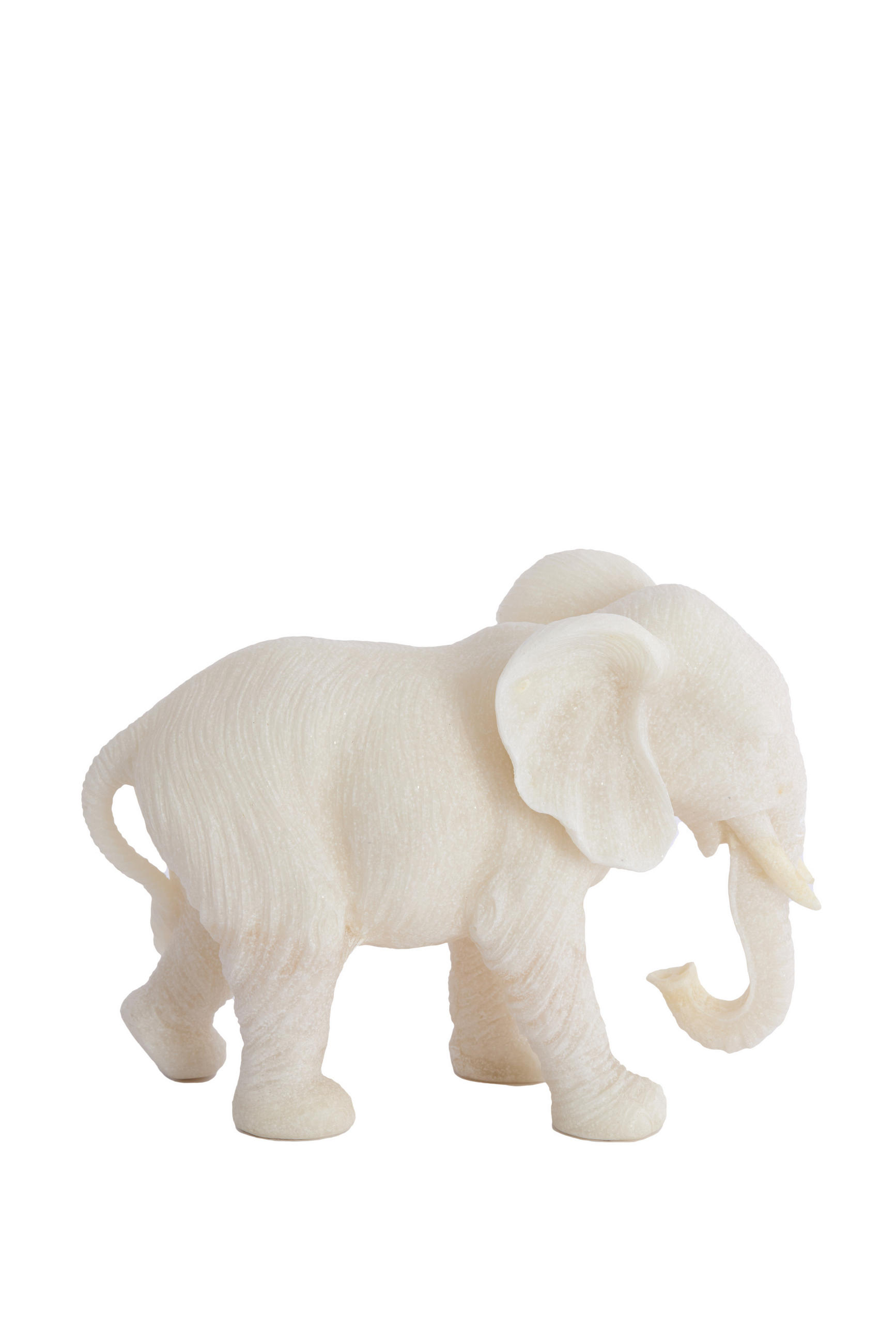 ORNAMENT Gajah Weiß 26/11/18 cm - Weiß, Kunststoff (11/18/26cm) - Light & Living
