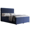 BOXBETT 140x200 cm mit Topper - Blau, Holzwerkstoff/Textil (140/200cm) - Idohome