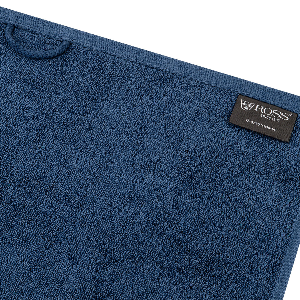 HANDTUCH Pique 4er-Set - Dunkelblau, Textil (50/100cm) - Ross