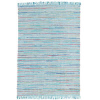 BAUMWOLLE NATUR TEPPICH CAYENNE - Blau, Textil (200/300cm) - Pergamon