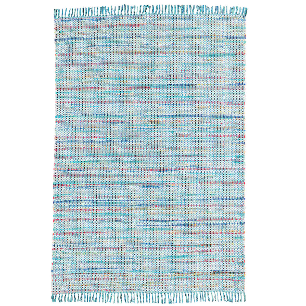BAUMWOLLE NATUR TEPPICH CAYENNE - Blau, Textil (200/300cm) - Pergamon