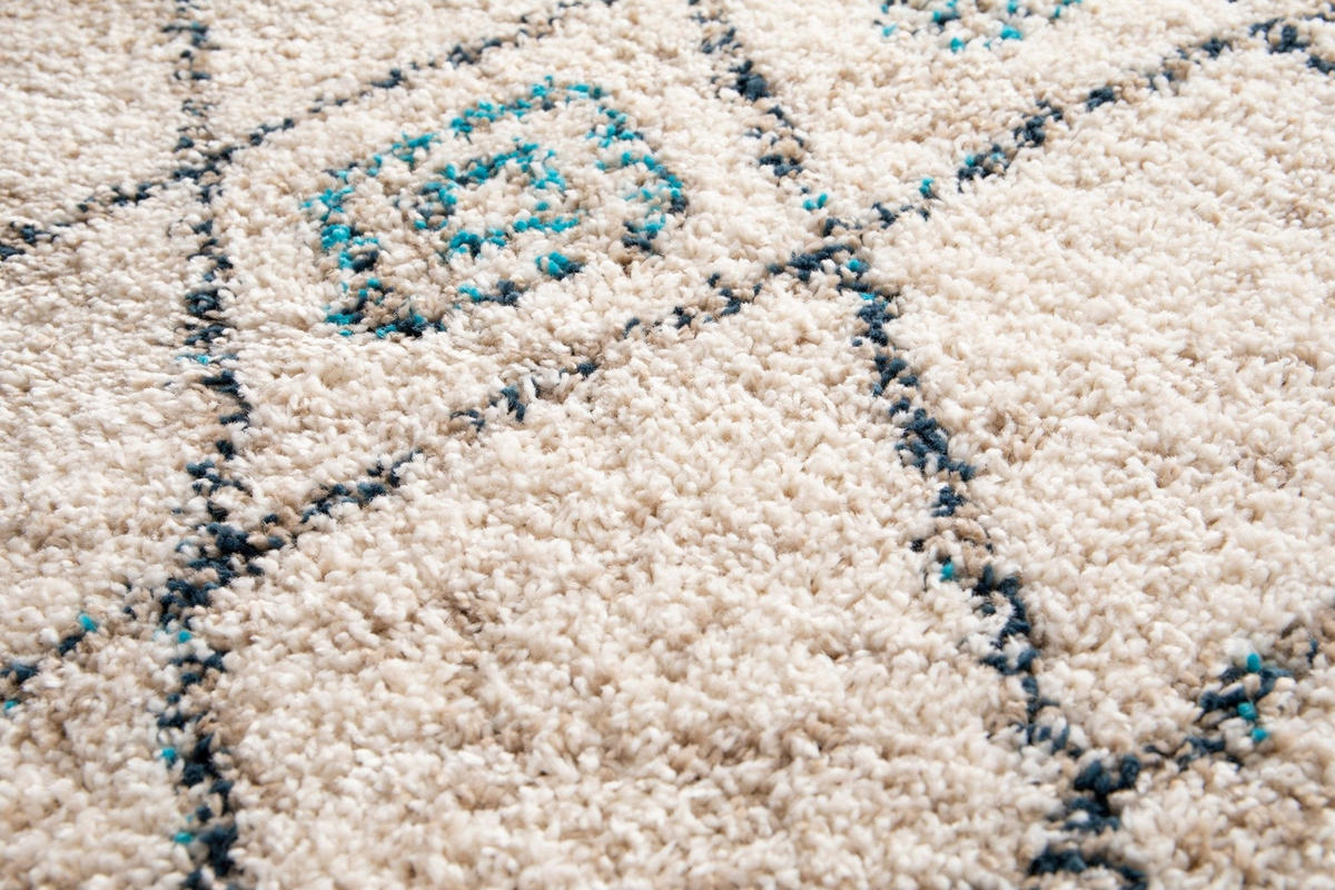 TEPPICH Shaggy dick komfortabel beige - Beige, Textil (160/230cm) - AFK Living