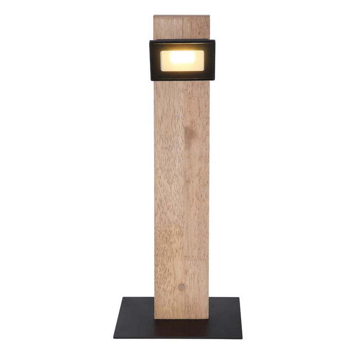 LED TISCHLEUCHTE Kunststoff Weiß - Weiß, Holz (18/12/45cm) - Globo Lighting
