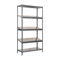 SCHRÄGBODENREGAL DOWA | Stecksystem | HxBxT 200x100x50cm | Fachlast 200kg | Grau - Grau, Metall (100/200/50cm) - PROREGAL