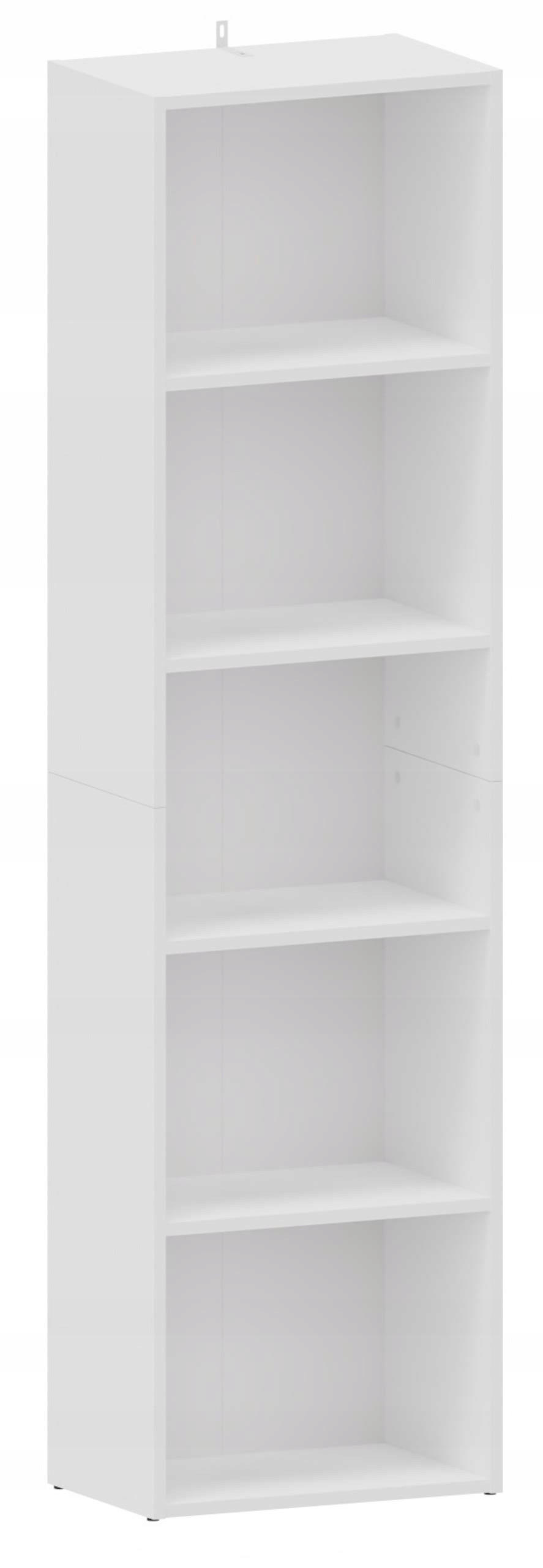Matkam Möbel Hochregal Weiß 47x175x30 cm
