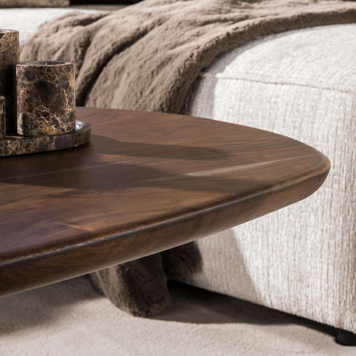 COUCHTISCH Central Braun 70/135/35 cm - Braun, Holz (70/135/35cm) - Hoyz Collection