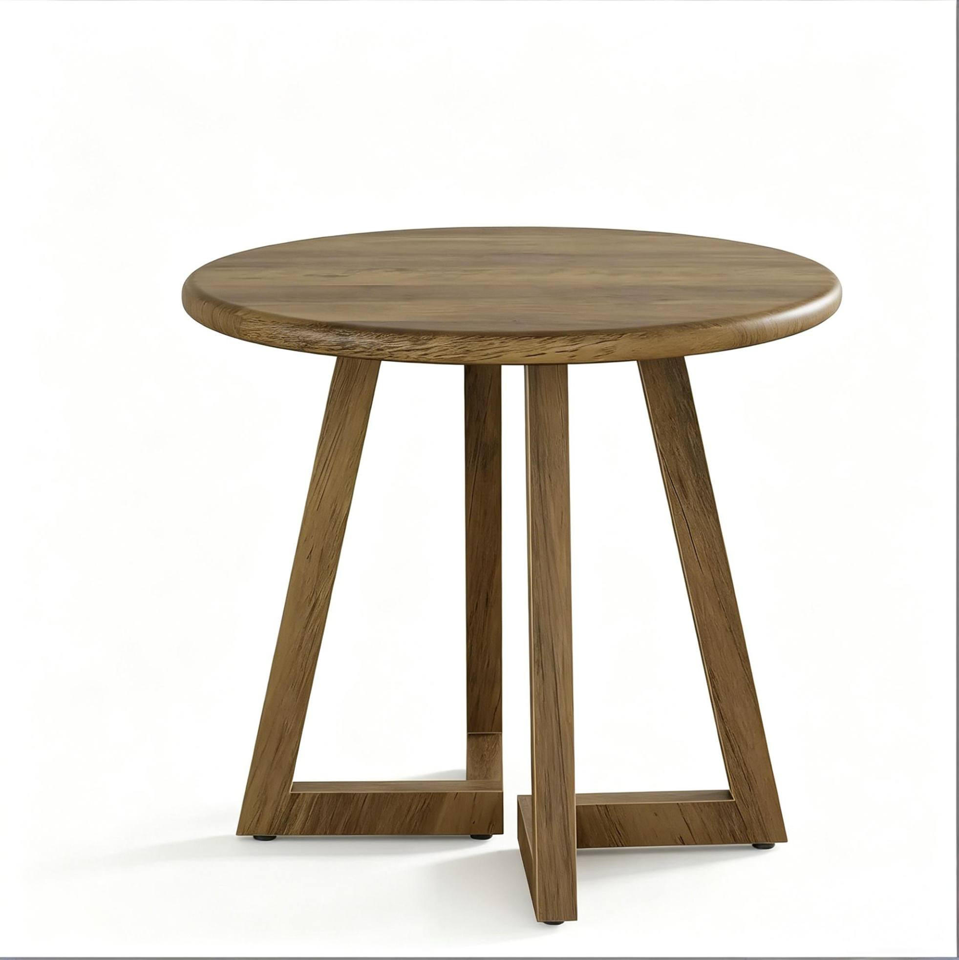 ESSTISCH 80/80/75 cm in Braun aus MDF, rund und platzsparend - Braun, Holzwerkstoff (80/80/75cm) - BEAOK