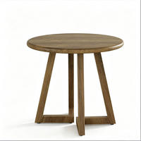 ESSTISCH 80/80/75 cm in Braun aus MDF, rund und platzsparend - Braun, Holzwerkstoff (80/80/75cm) - BEAOK