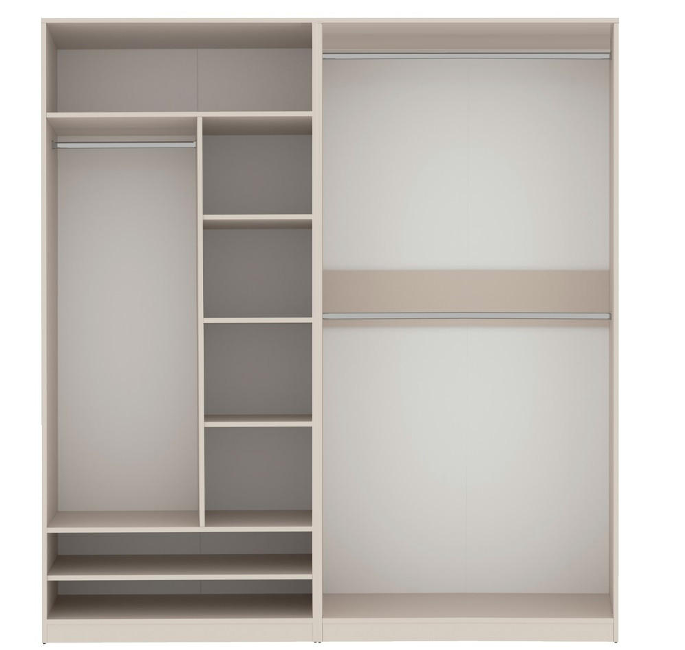 Marmex Möbel Kleiderschrank Kaschmir 190x206x51 cm