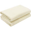 DUSCHTÜCHER, 2er-Set, 70x140 cm, 100% Baumwolle, Beige - Beige, Textil (70/140cm) - Zollner