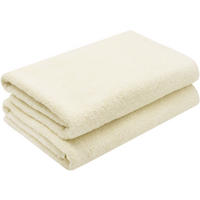 DUSCHTÜCHER, 2er-Set, 70x140 cm, 100% Baumwolle, Beige - Beige, Textil (70/140cm) - Zollner