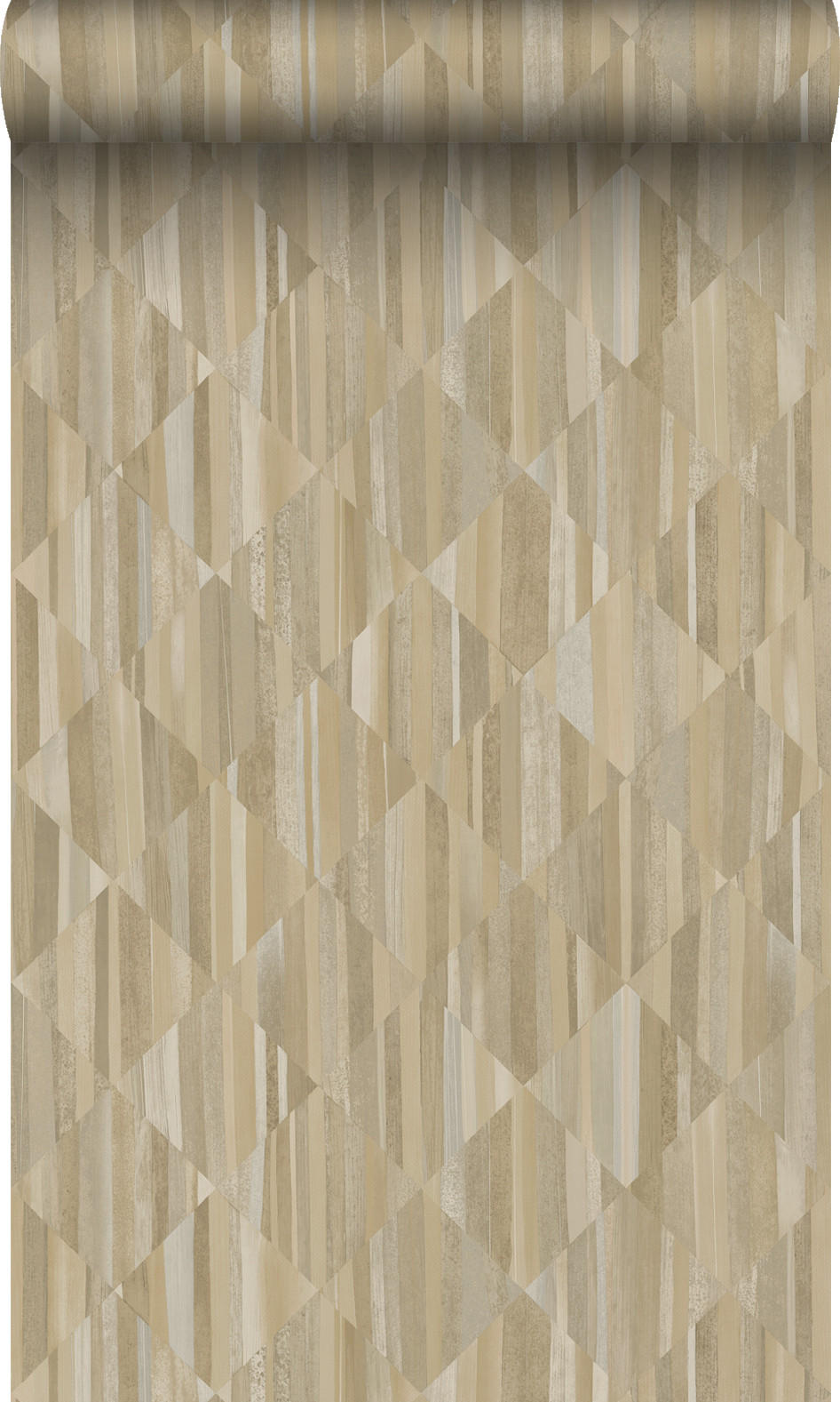TAPETE 3D Holzoptik 50 x 900 cm - Beige, Papier (50/900cm) - Origin Wallcoverings