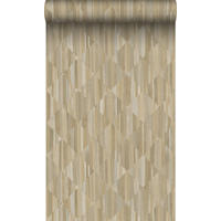 TAPETE 3D Holzoptik 50 x 900 cm - Beige, Papier (50/900cm) - Origin Wallcoverings