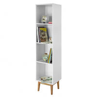 BÜCHERREGAL - Weiß / Eiche - Eichefarben/Weiß, Holzwerkstoff (38/170/32cm) - home24