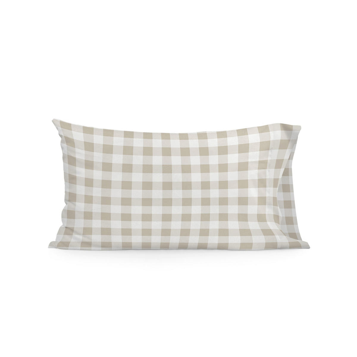 KISSENBEZUG vichy 50x75 cm beige - Beige, Textil (50/75cm) - Happy Friday