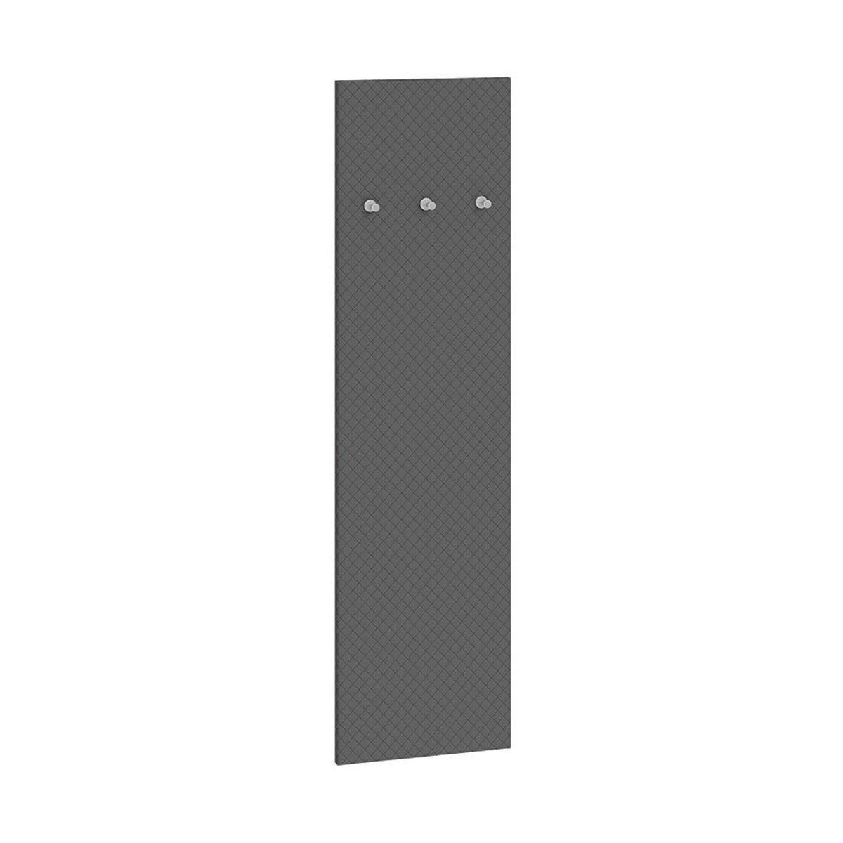 WANDGARDEROBE – 40 cm – Blanco – Grau - Grau, Holzwerkstoff (40/150/30cm) - hi-markt