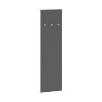 WANDGARDEROBE – 40 cm – Blanco – Grau - Grau, Holzwerkstoff (40/150/30cm) - hi-markt