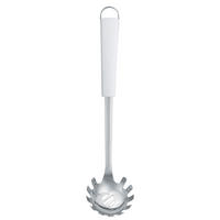 SPAGHETTILÖFFEL Essential, Kelle Weiß und Edelstahl, 400582 - Weiß, Metall (32cm) - Brabantia