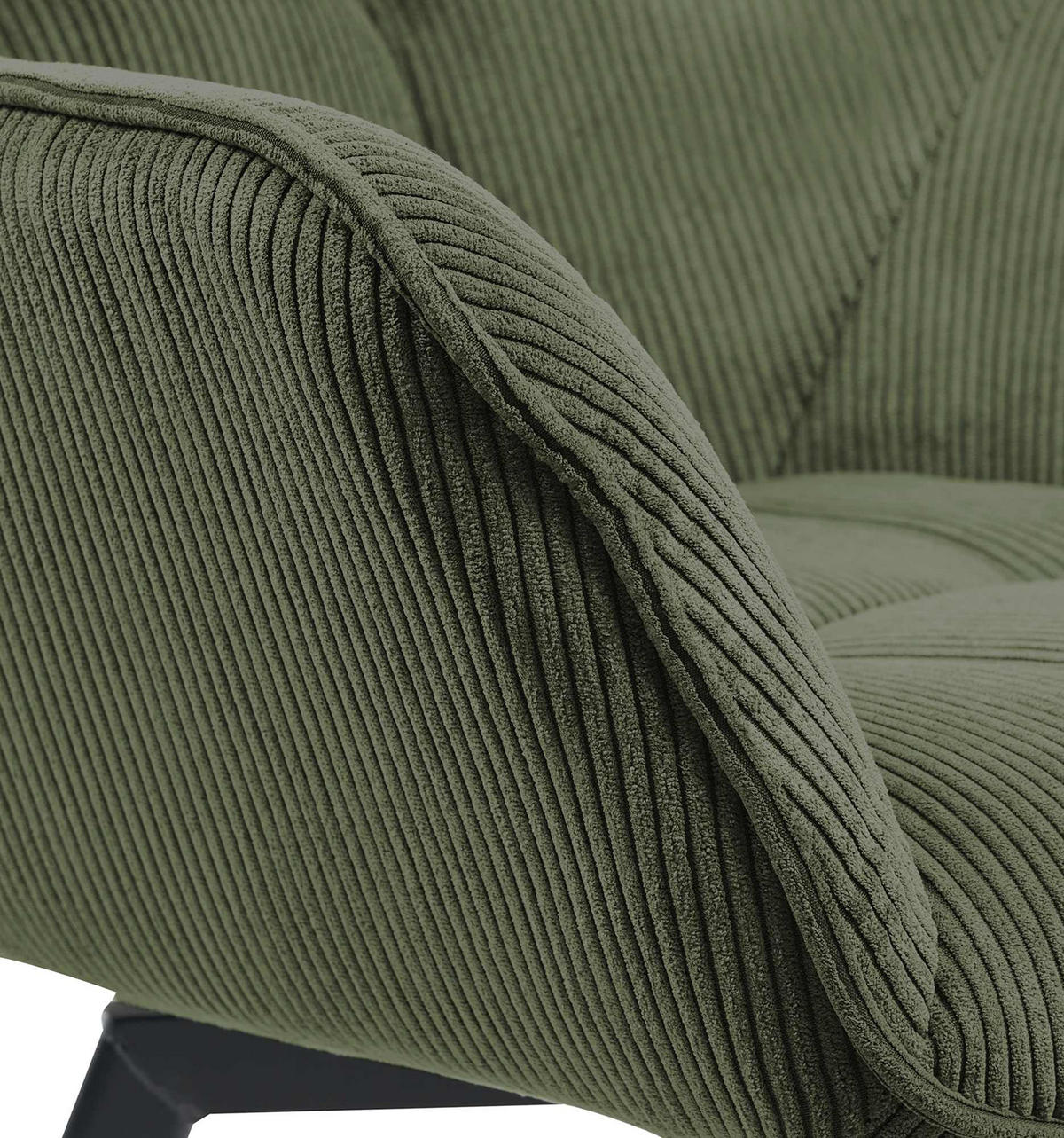 ESSZIMMERSTUHL Mator Cord Grün Wohnzimmerstuhl - Grün, Textil (60/81/59cm) - DELUKE