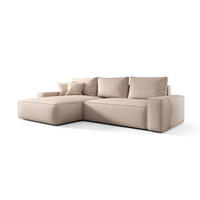 ECKSOFA MONA mit Schlaffunktion ARAGON 03 Links - Beige, Textil (175/280cm) - Bedante