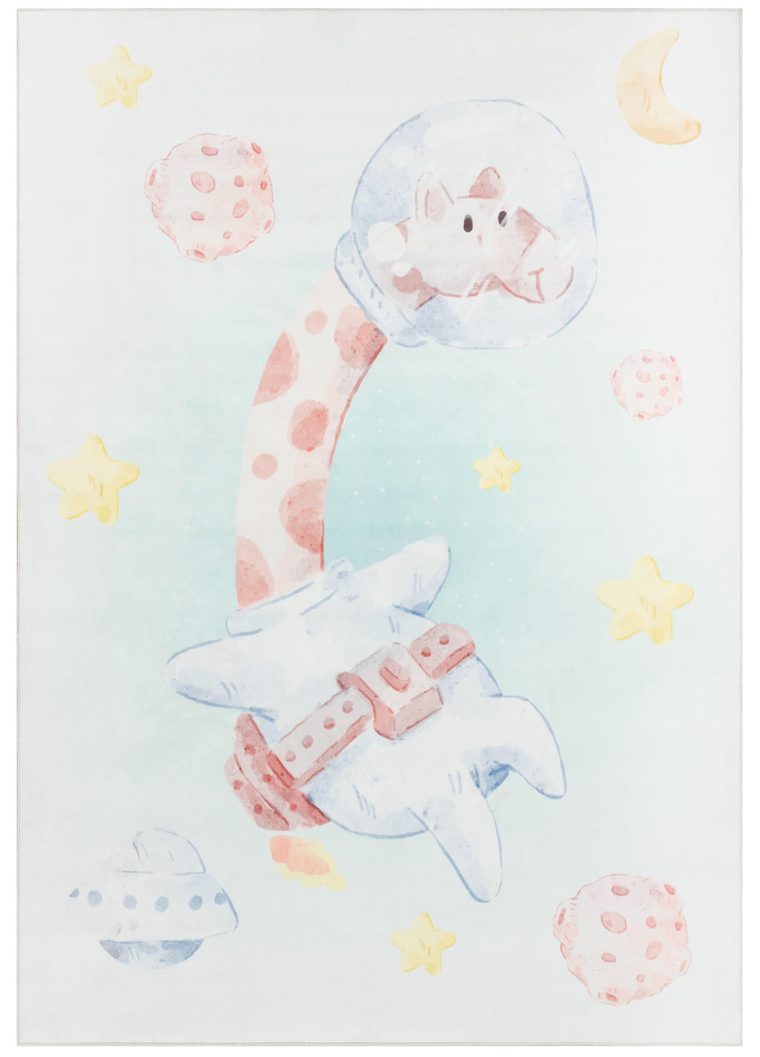 KINDERTEPPICH KIDS Rosa Tiere 180/250 cm - Rosa, Textil (180/250cm) - Tapiso