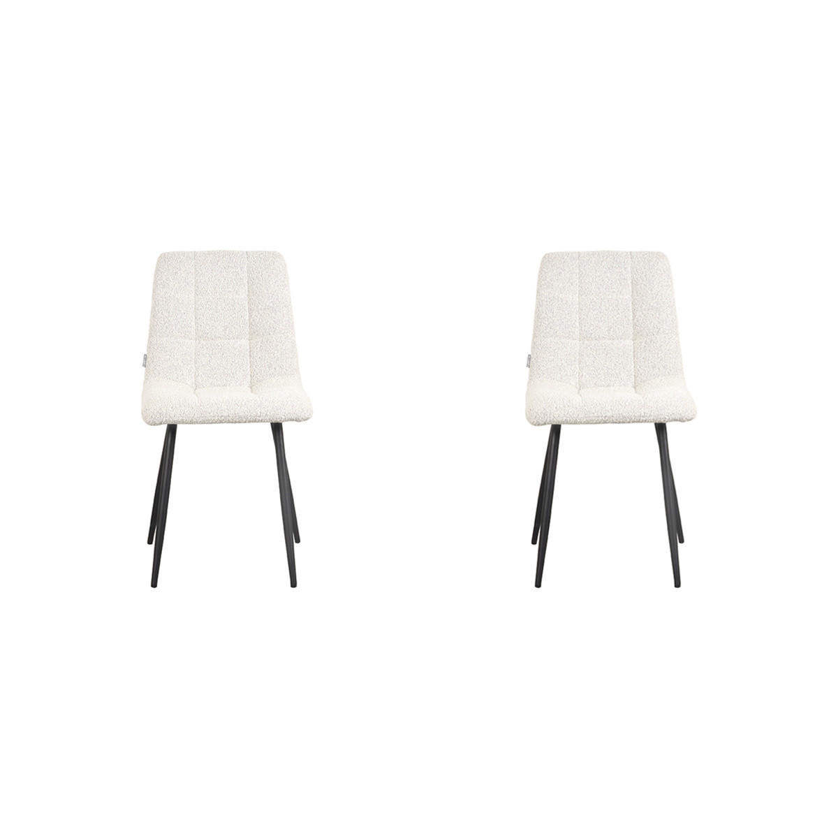 ESSZIMMERSTUHL Sam Beige 45/57/86 cm 2er-Set - Beige, Textil (57/86/45cm) - LABEL51