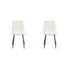 ESSZIMMERSTUHL Sam Beige 45/57/86 cm 2er-Set - Beige, Textil (57/86/45cm) - LABEL51