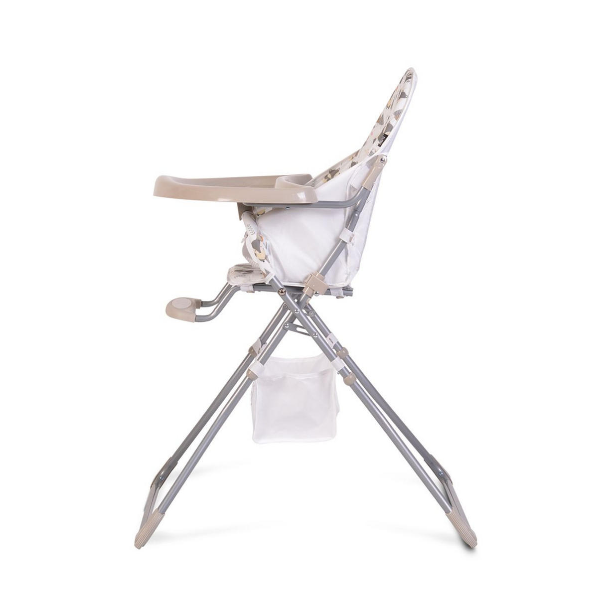 HOCHSTUHL Scaut beige 5-Punkt-Sicherheitsgurt, Zubehörkorb, klappbar - Beige, Kunststoff (55/105/70cm) - Moni