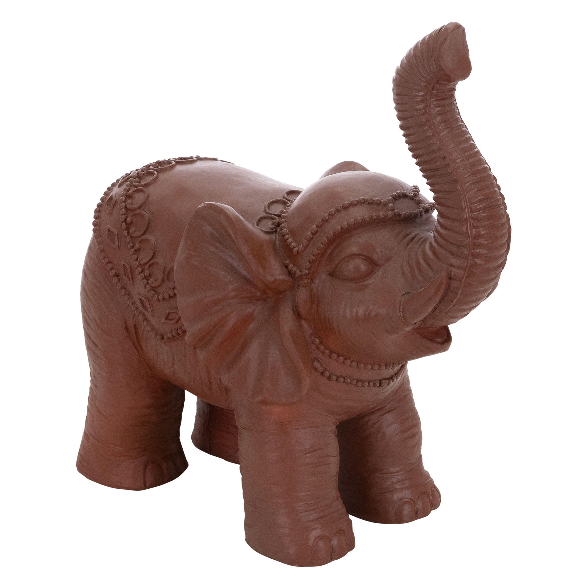 ML-DESIGN DEKO ELEFANT Figurka hnědá 36x19x39 cm z plastu