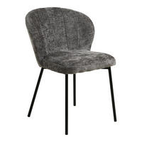 ESSZIMMERSTUHL, Freja, Sandfarben, Stahl, 66 x 59 x 80 cm - Sandfarben, Textil/Metall (66/80/59cm) - ebuy24