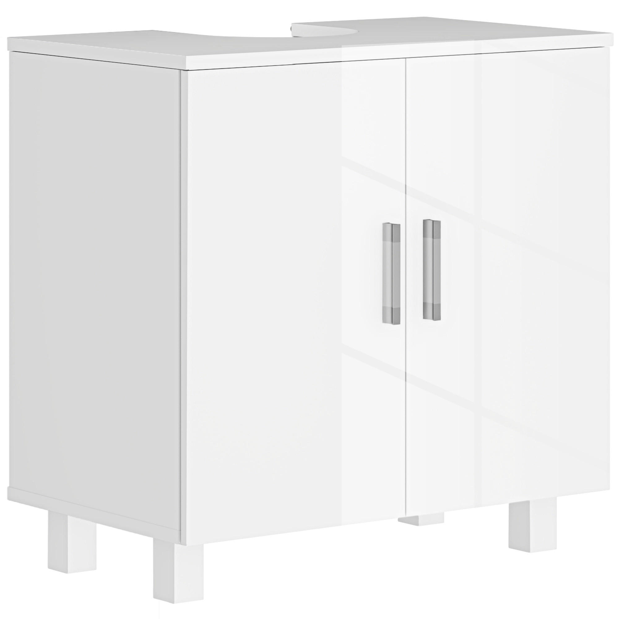 HÄNGESCHRANK Weiß 1 Stück - Weiß, Kunststoff (60/60/35cm) - GiPP