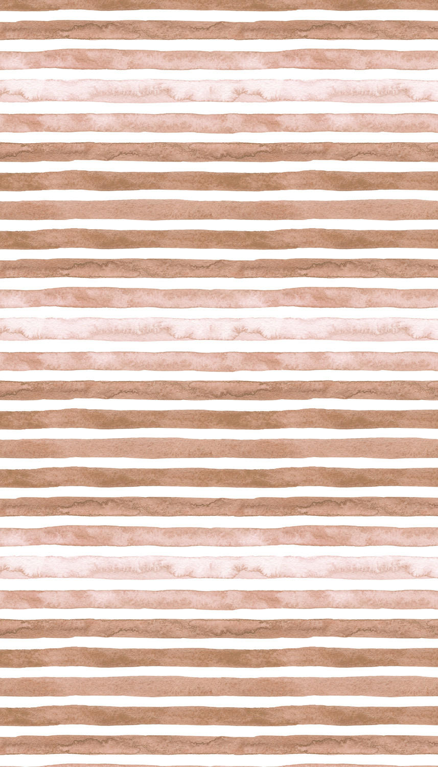 VERDUNKELUNGSROLLO 80x140 cm Braun bemalte Streifen - Braun, Textil (80/140cm) - TULUP