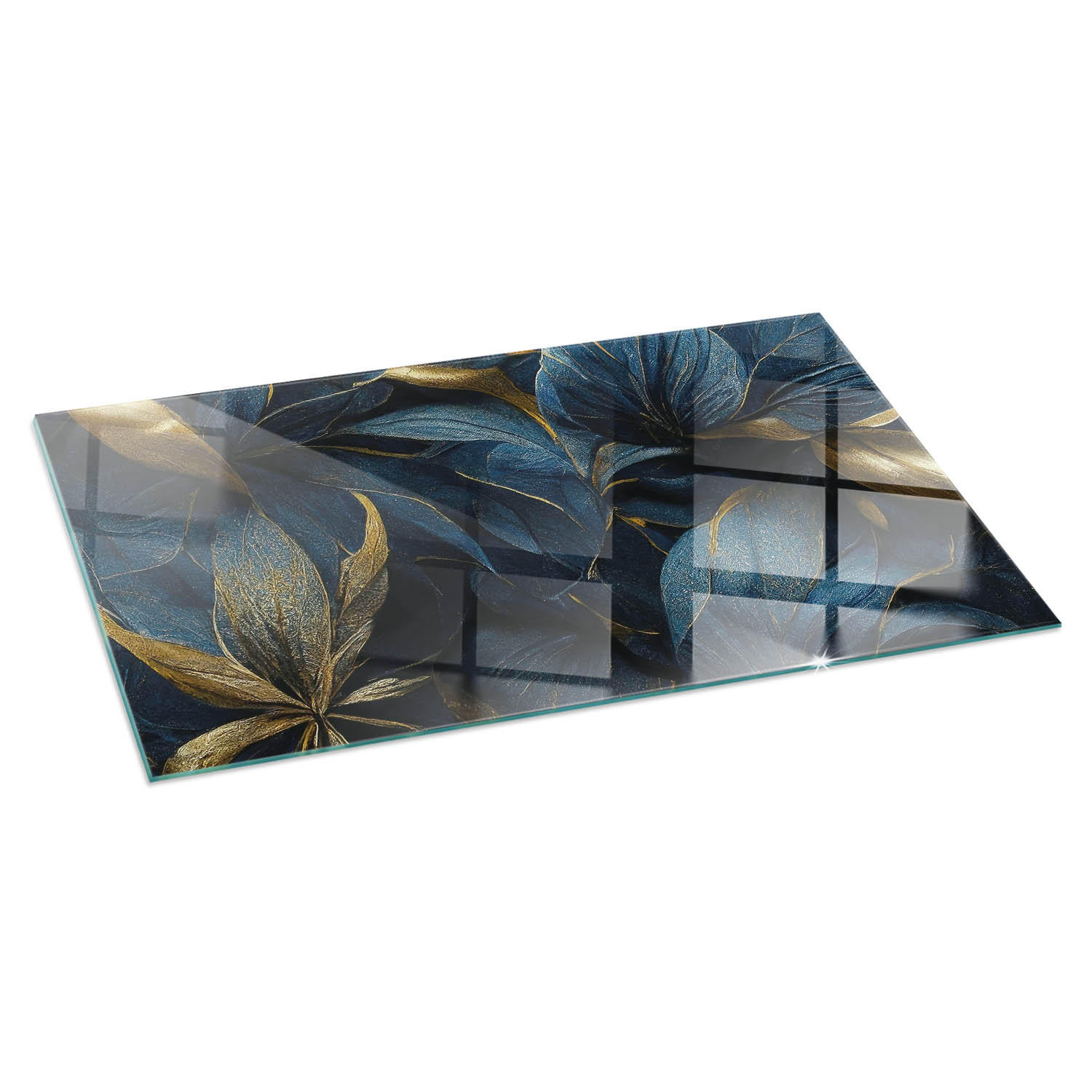 ArtPrintCave Glasplatte Dunkelblau 120x60x0.4 cm