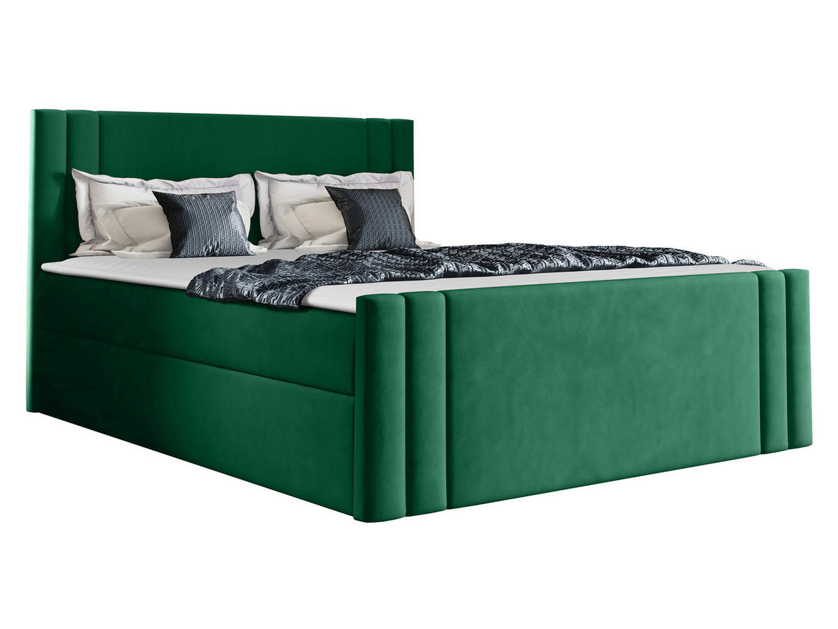 BOXBETT Carmen - Grün, Holz (160/200cm) - MIRJAN24