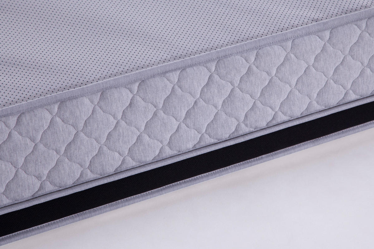 MATRATZE 140/200 cm aus Stoff & Metall, Weiß - Weiß, Textil (140/200cm) - OKMYHOME