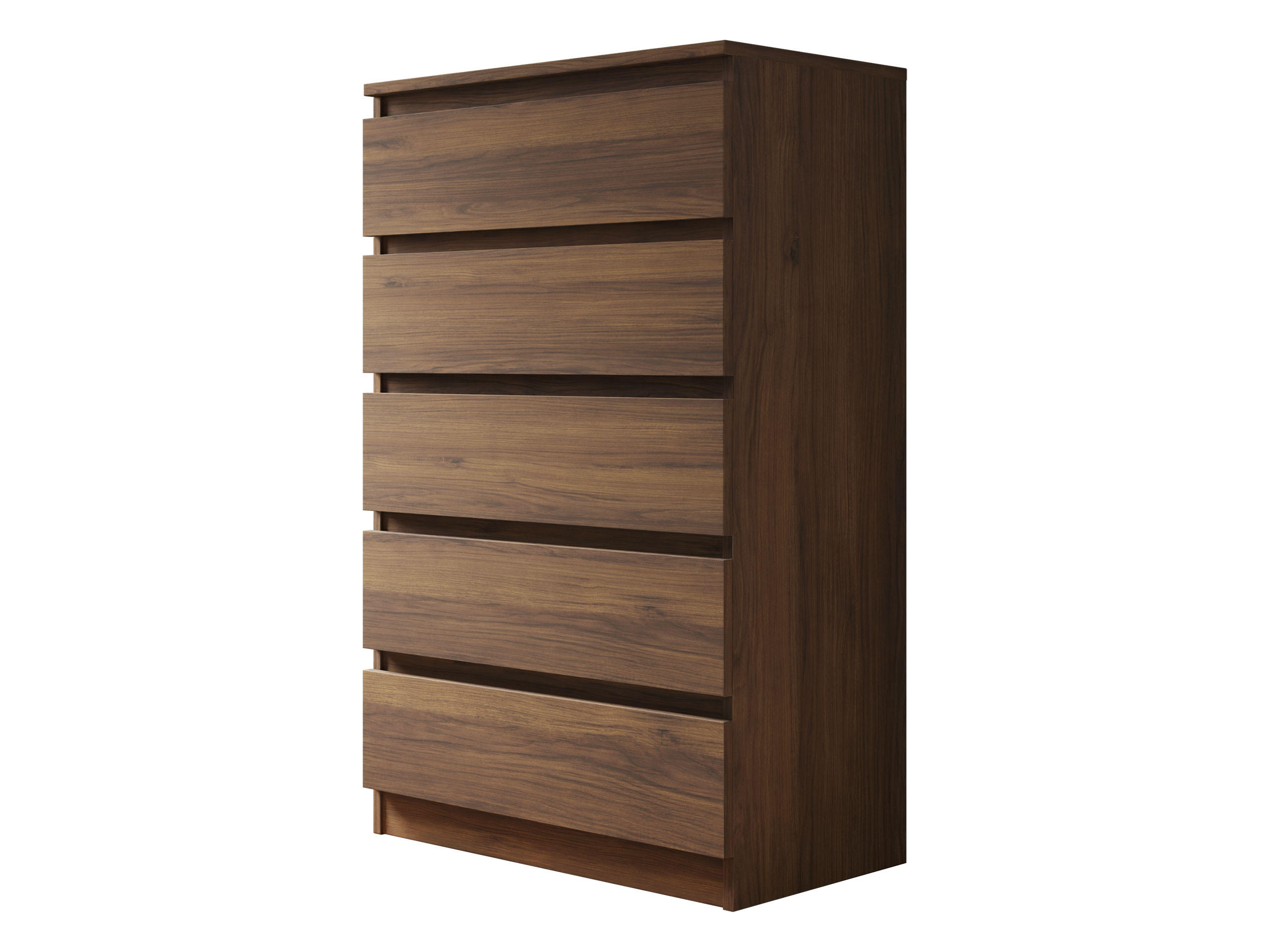 KOMMODE Malwa M5 - Nussbaumfarben, Holzwerkstoff (70/112/40cm) - MIRJAN24