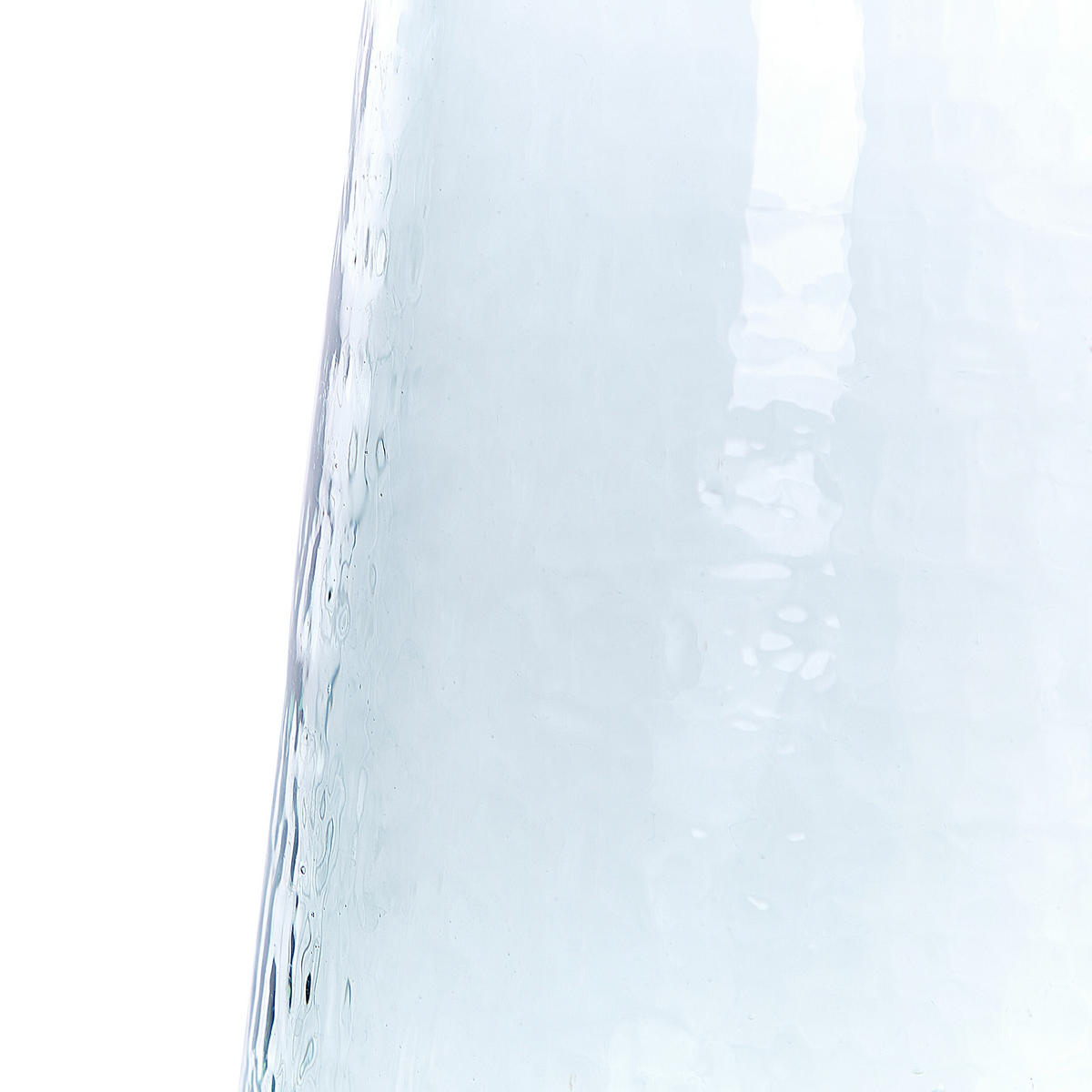 DEKOVASE Glas transparent Kulche - Transparent, Glas (25cm) - Beliani