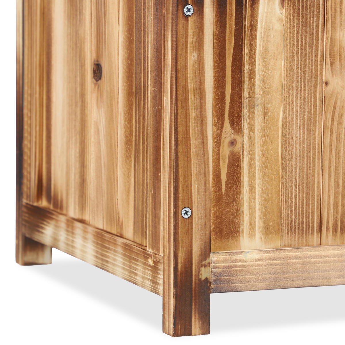 RANKKASTEN - Hellbraun, Holz (36/90/36cm) - Relaxdays