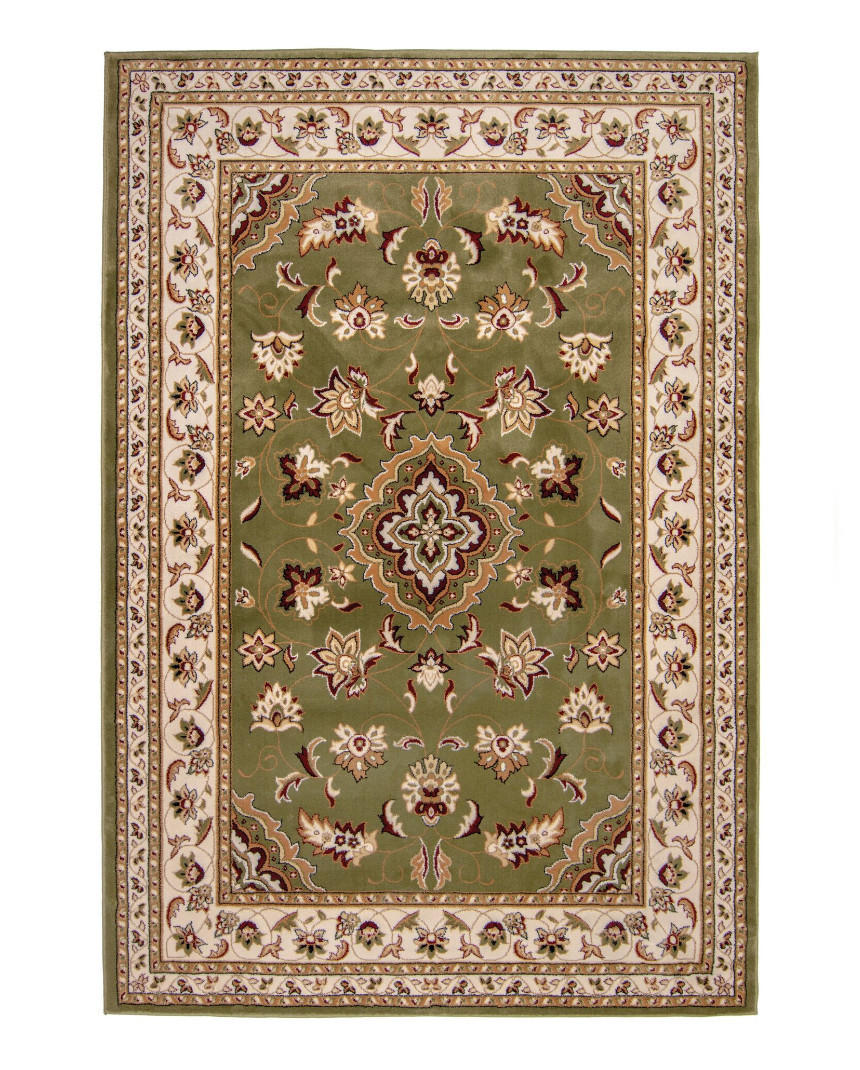 TEPPICH Traditionell-Floral-Design GLAZERT, Grün 160x230 cm - Grün, Textil (160/230cm) - KADIMA DESIGN