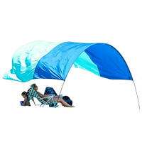 SONNENSEGEL, Blau, 500 x 300 cm - Blau, Textil (300/500cm) - Weltevree