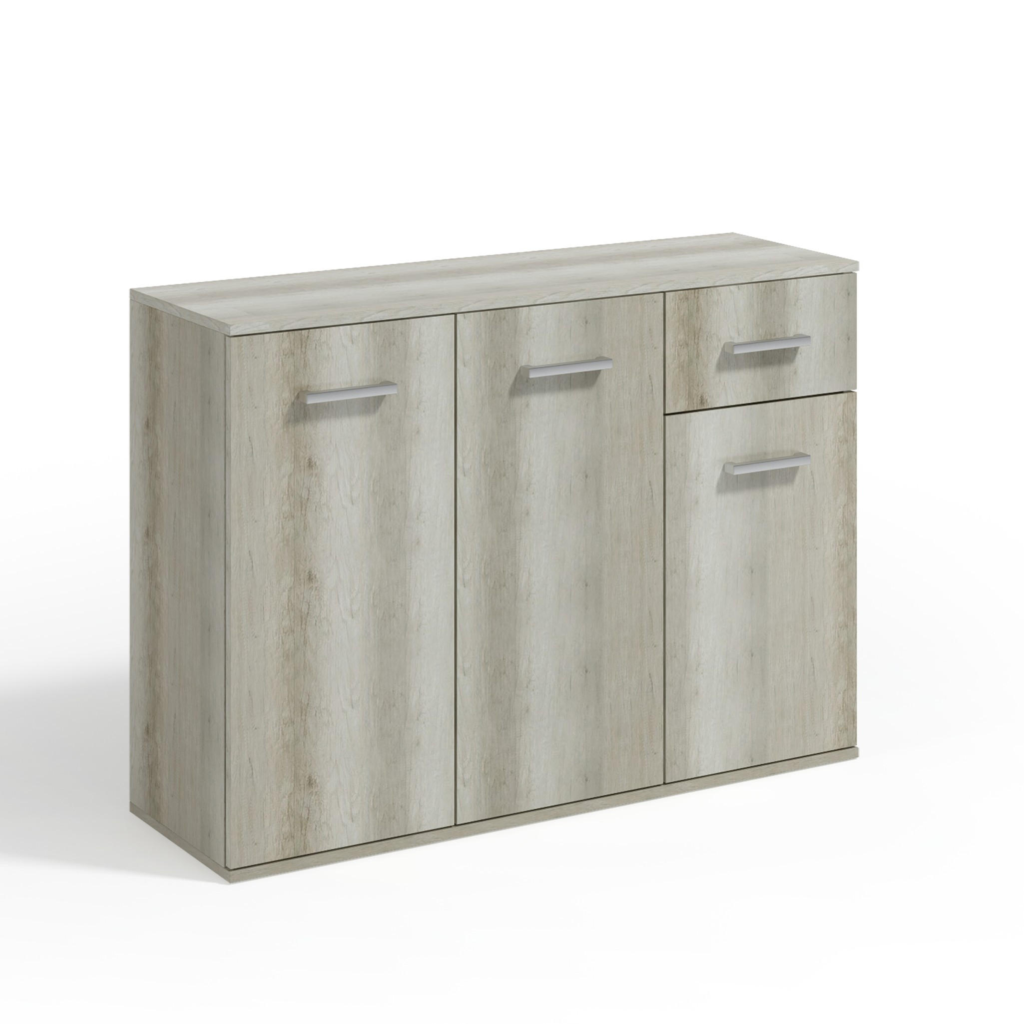 Masseno Kommode Hellgrau 112x85x33 cm