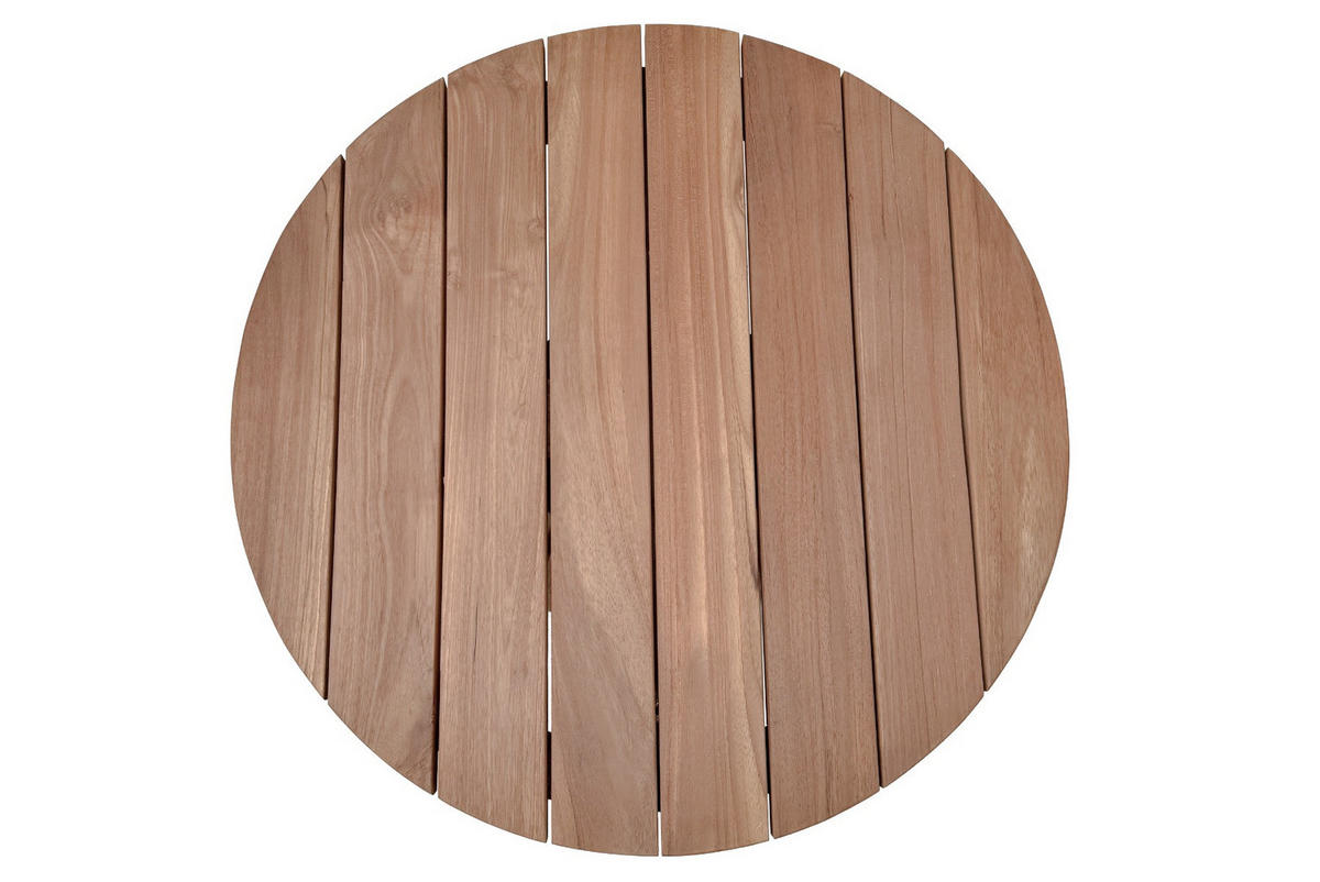 GARTENTISCH Cindo Braun 80/80/38 cm - Braun, Holz (80/80/38cm) - Livingfurn