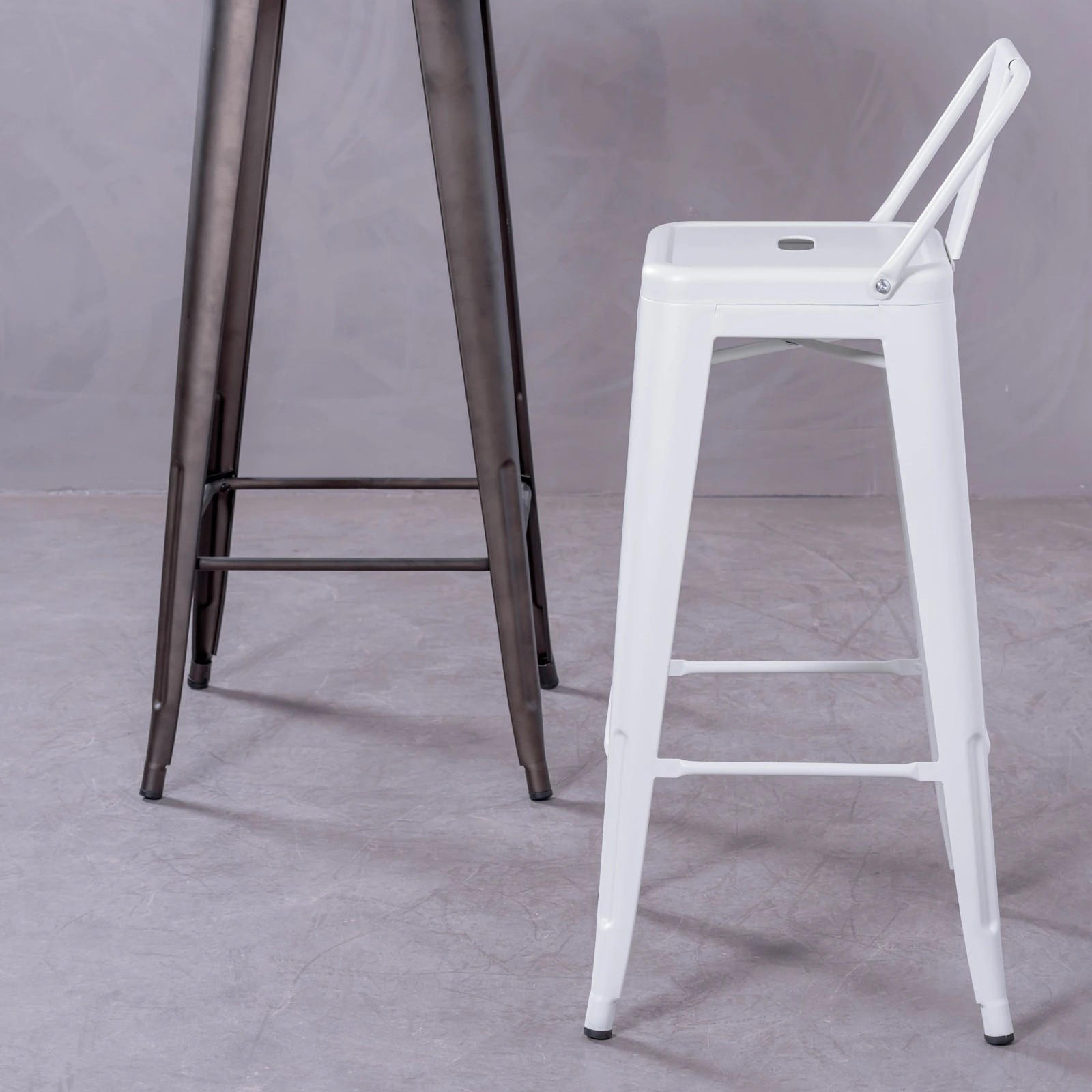 HOCKER Metall Weiß - Weiß, Metall (43/97/43cm) - Nest Dream