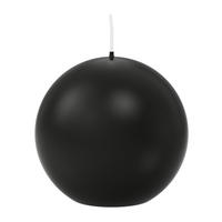 KUGELKERZEN Schwarz Ø 70 mm, 12 Stück - Schwarz, Paraffin (7/7/7cm) - Wiedemann Kerzen