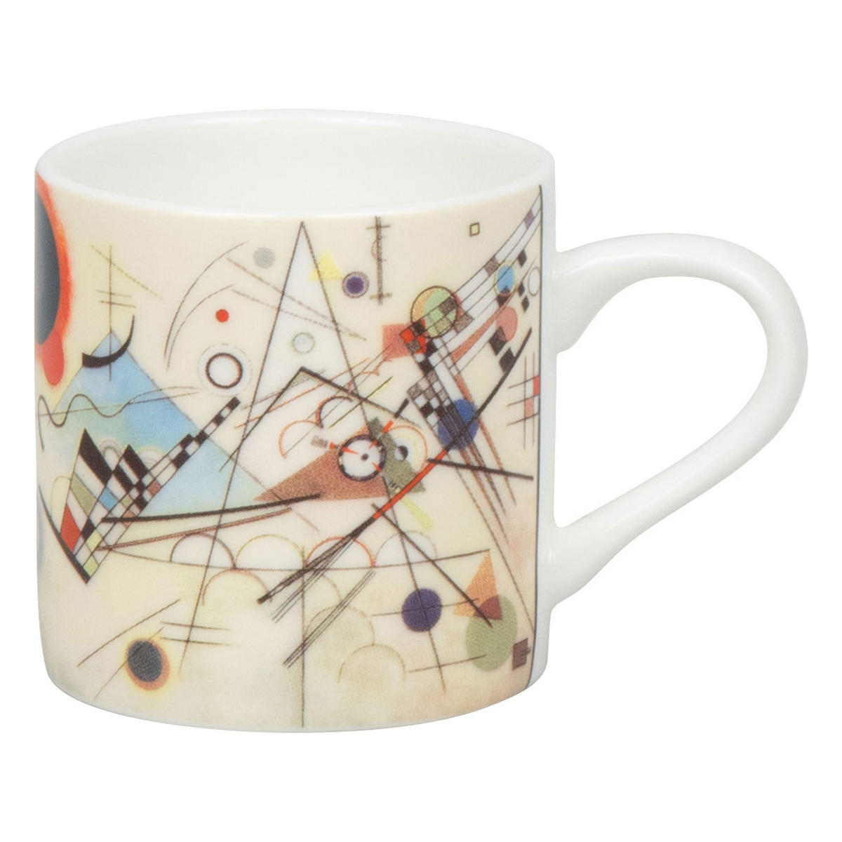 ESPRESSOTASSE Komposition 8 - Wassily Kandinsky - Naturfarben, Keramik (0.095L) - Könitz